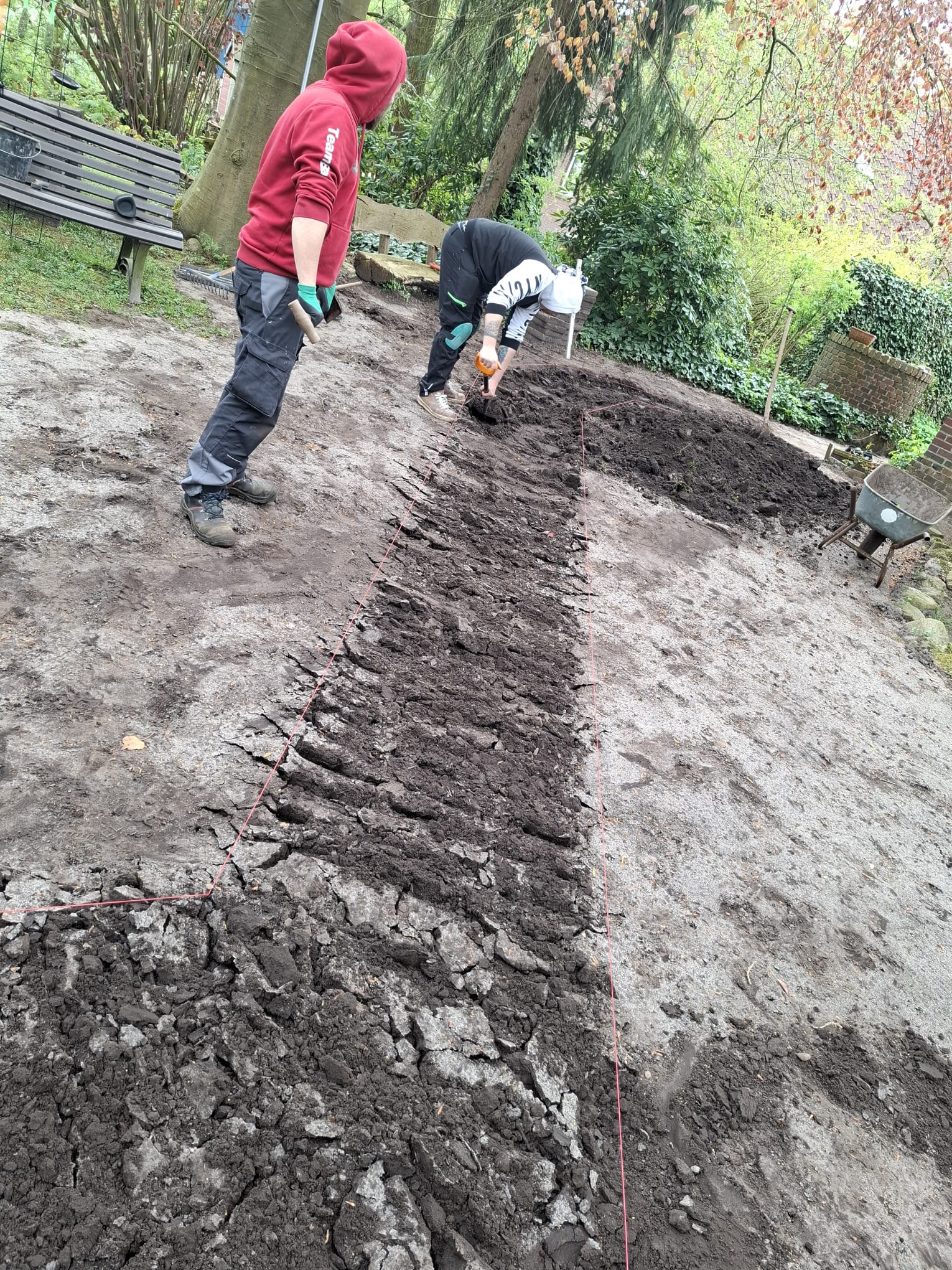 Gartenweg nach Kundenwunsch